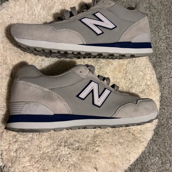 New Balance Kids' Gray and Blue Sneakers - Picture 4 of 7